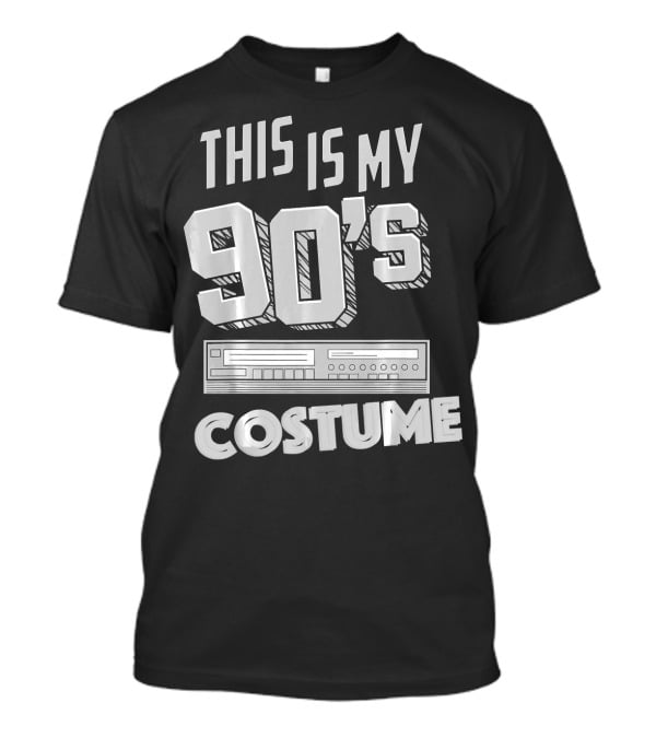 This Is My 90s Costume Funny Hall Cassette Player T-Shirt