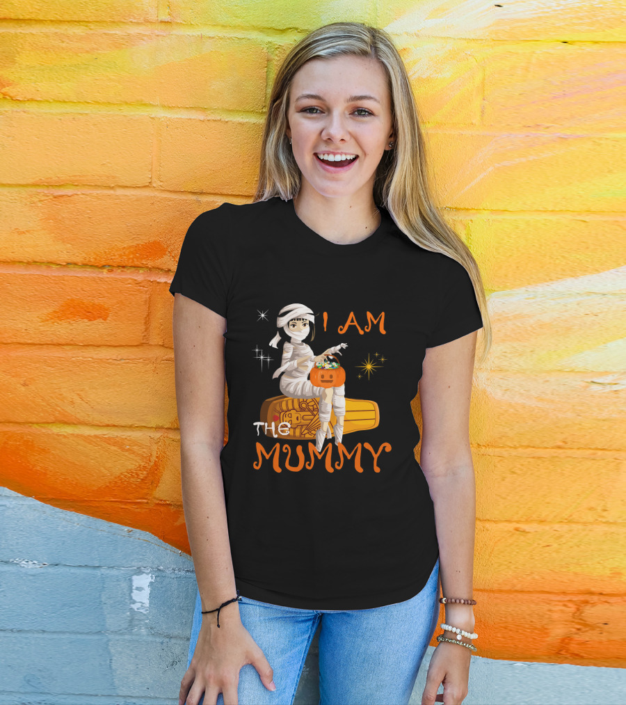 I Am The Mummy Halloween Night Costume Tri T-Shirt