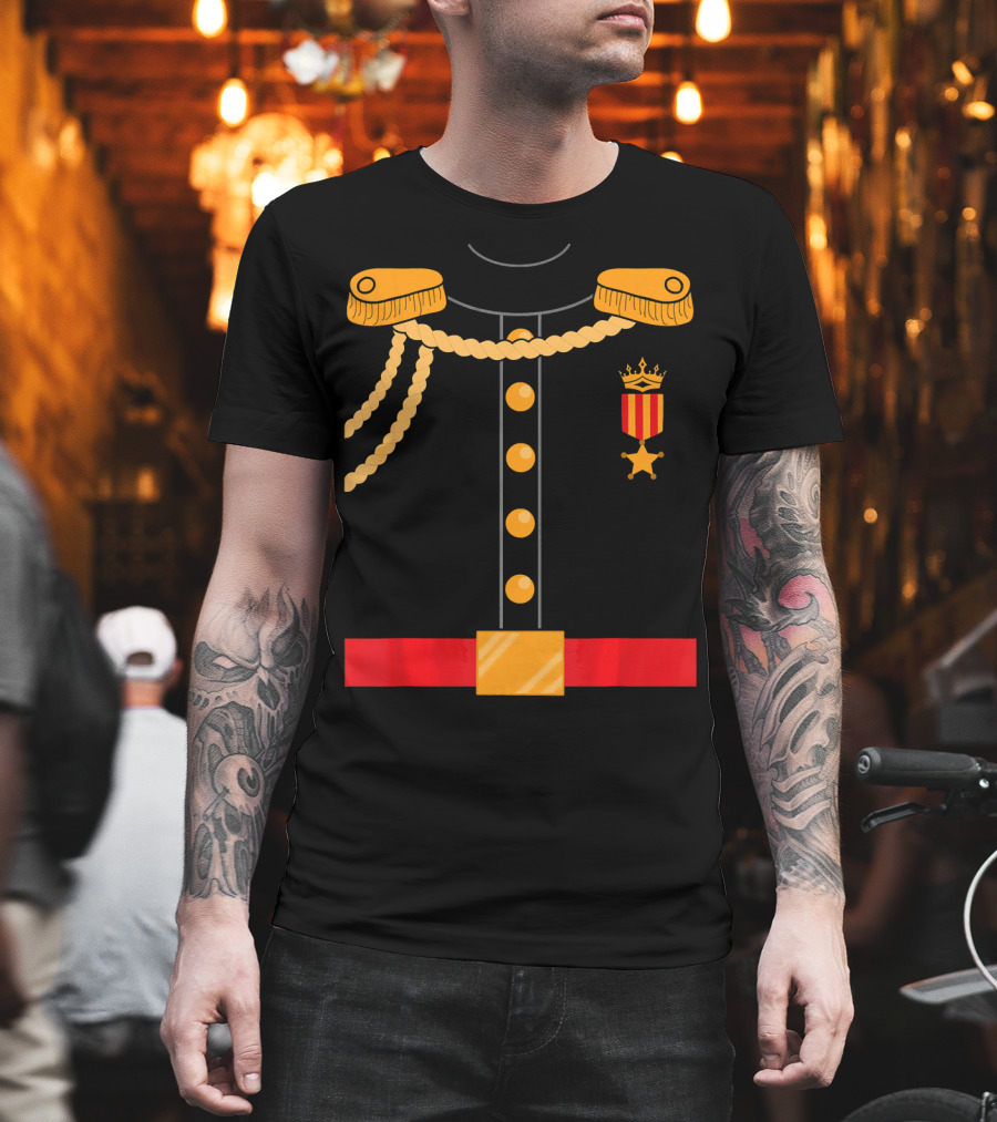 Prince Costume Fairy Tale Royal Prince Regal Jacket Emblem T-Shirt