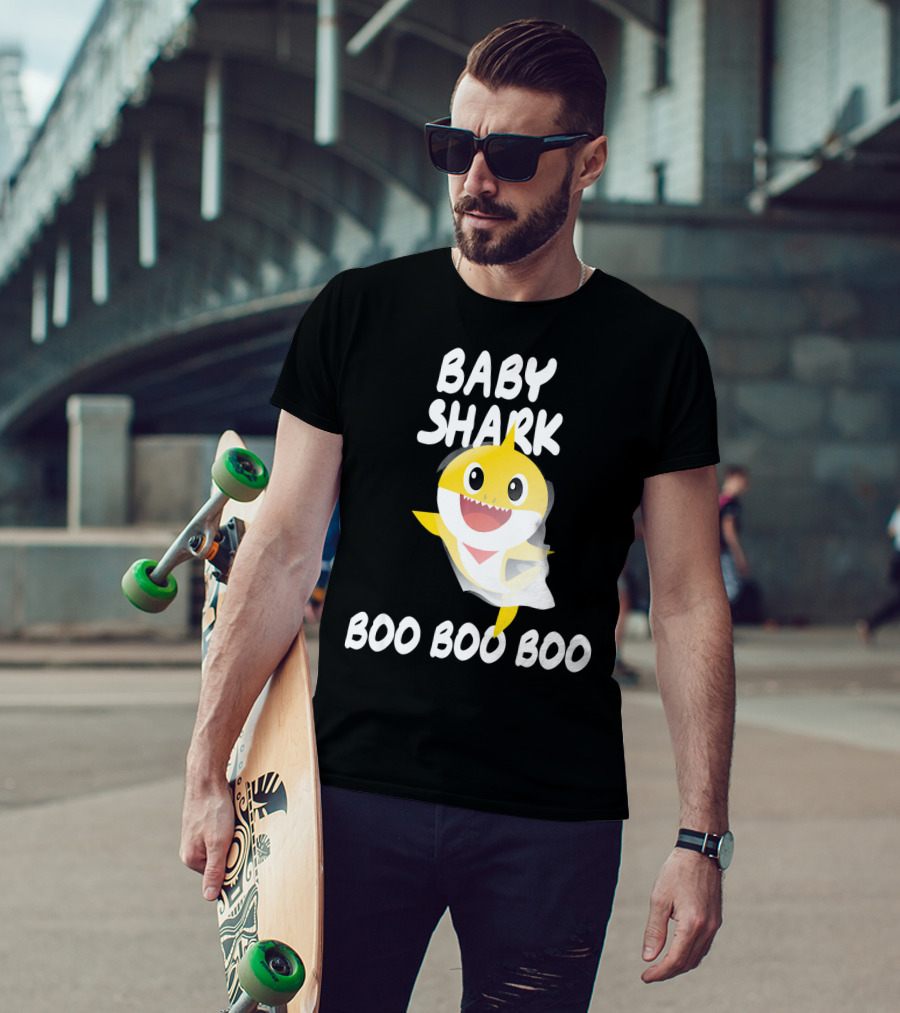 Baby Shark Halloween Boo Boo Boo T-Shirt