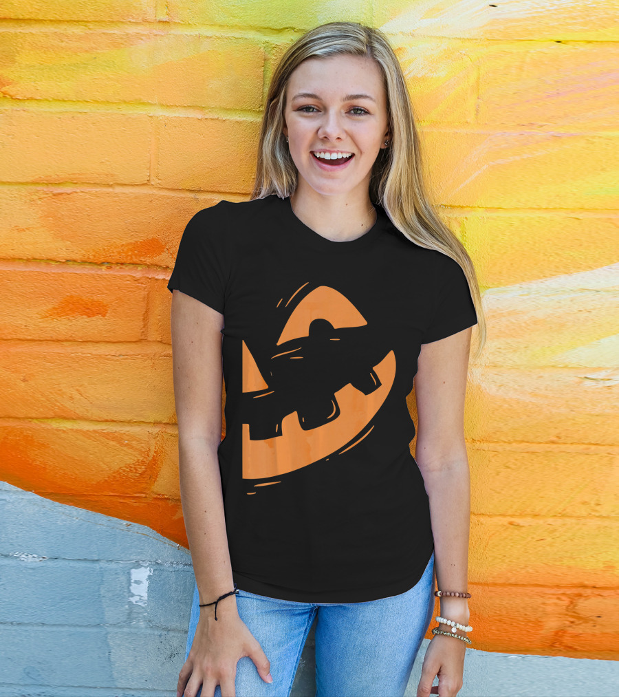 Jack O Lantern Pumpkin Face Halloween Smile T-Shirt
