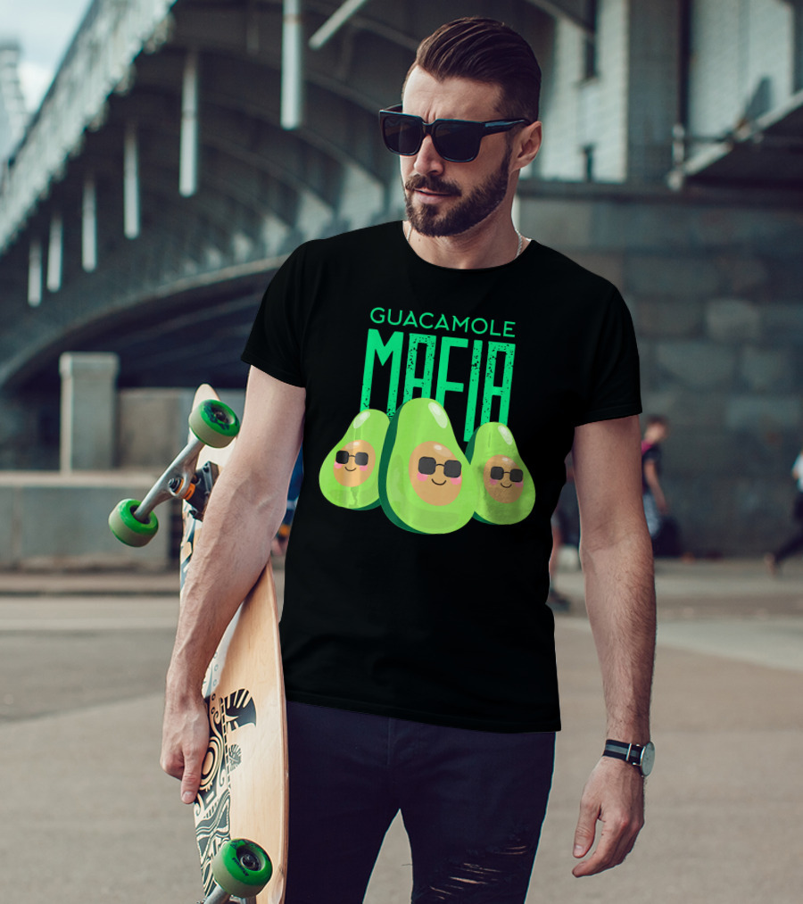 Guacamole Mafia Avogato Cool Avocado T-Shirt