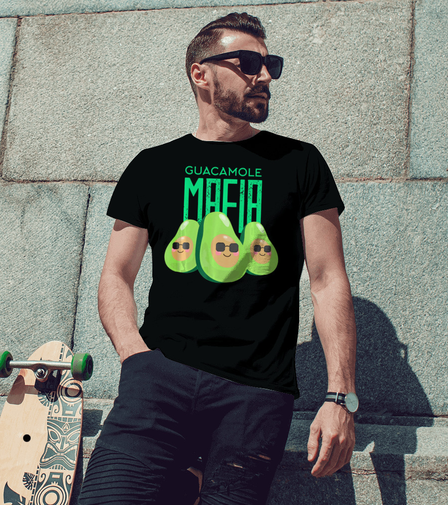 Guacamole Mafia Avogato Cool Avocado T-Shirt