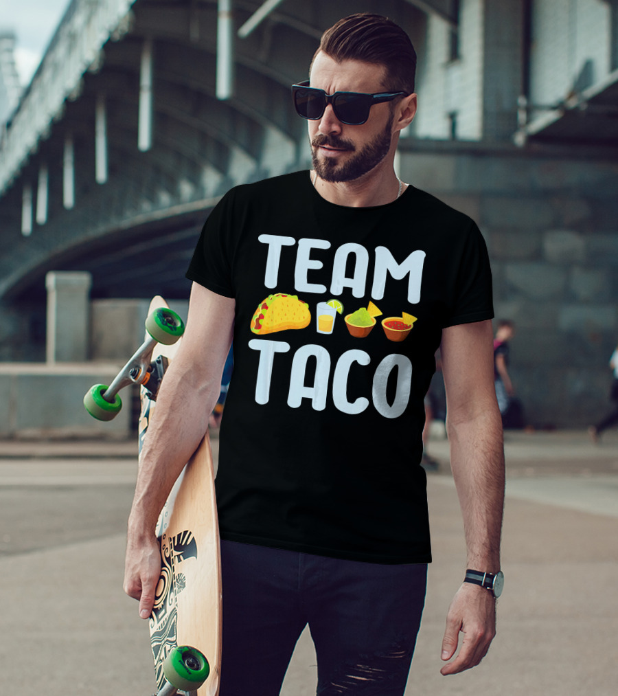 Team Taco Funny Tacos Tequila Salsa Guacamole T-Shirt