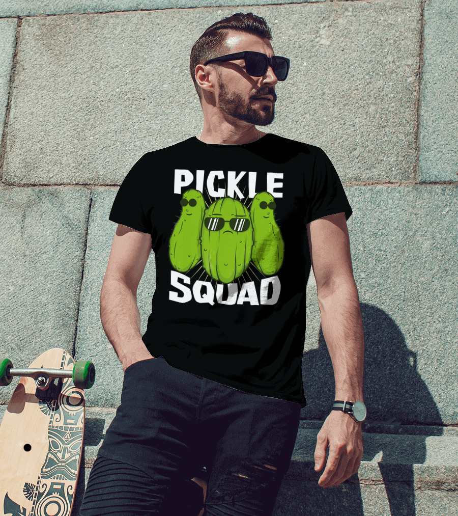 Pickle Squad Cool Sunglasses Trio T-Shirt