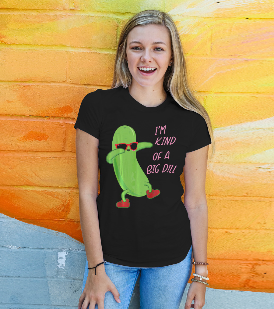 I'm Kind Of A Big Dill Pickle Wearing Sunglasses And Red Shoes T-Shirt