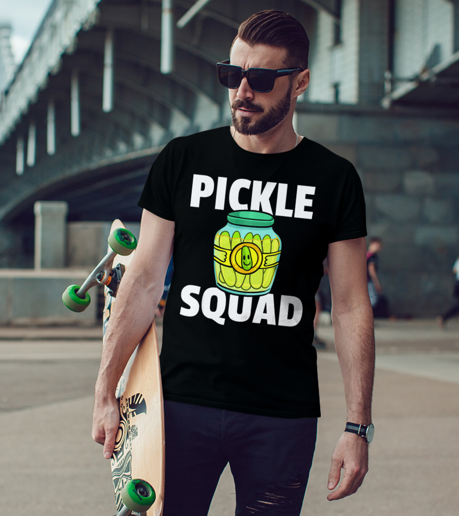 Pickle Squad Happy Pickle Jar T-Shirt
