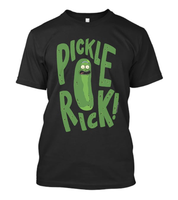 Rick And Morty Pickle Rick Pickle Drawing T-Shirt