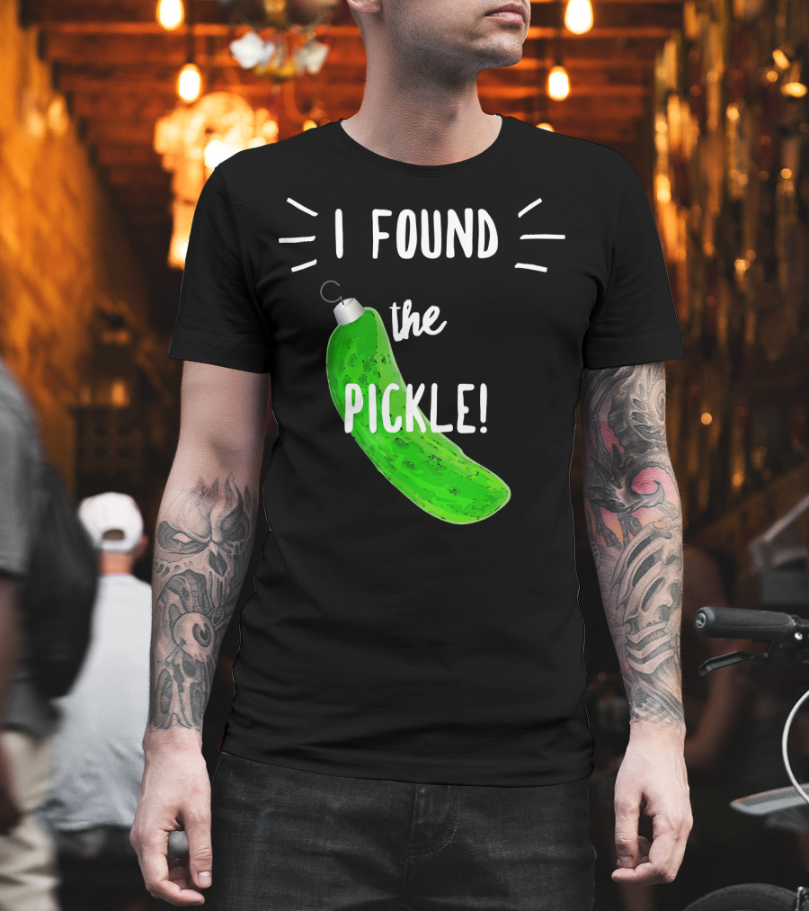 I Found The Pickle German Christmas T-Shirt
