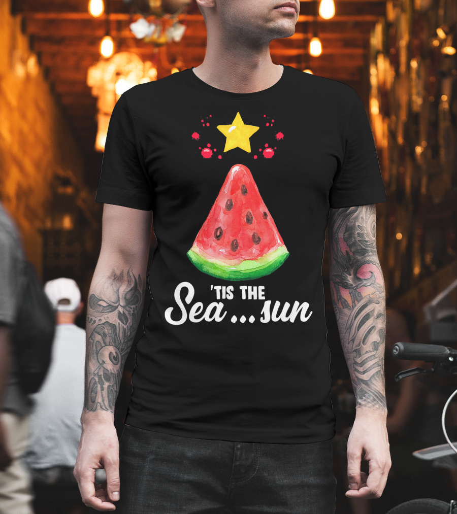 'Tis the Seasun Watermelon Slice with Summer Star T-Shirt
