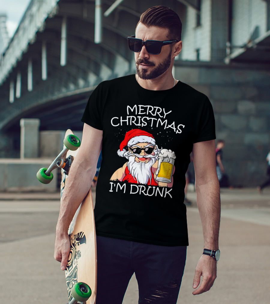 Merry Christmas Santa I'm Drunk T-Shirt