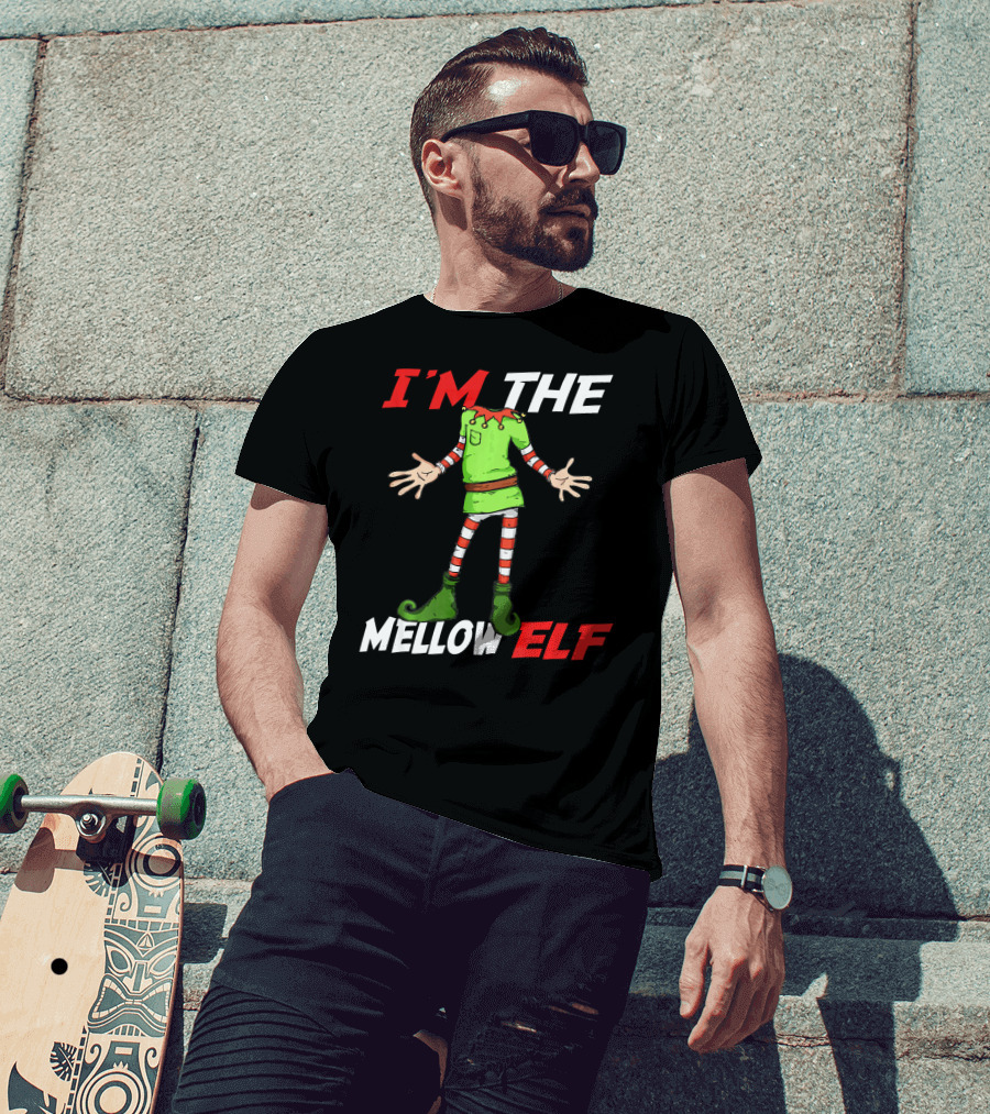I'm The Mellow Elf Christmas Family Group T-Shirt