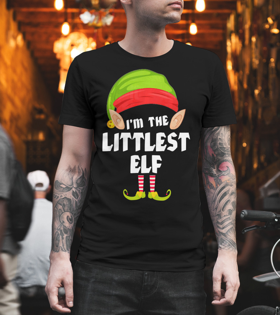 I'm the Littlest Elf Matching Family Group T-Shirt