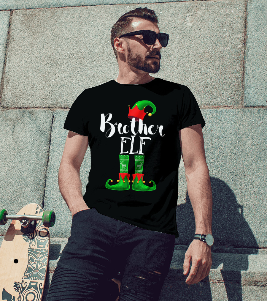 Brother Elf Matching Family Christmas T-Shirt
