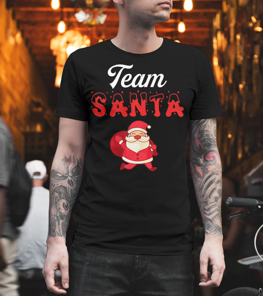 Team Santa Claus Christmas Cheer T-Shirt