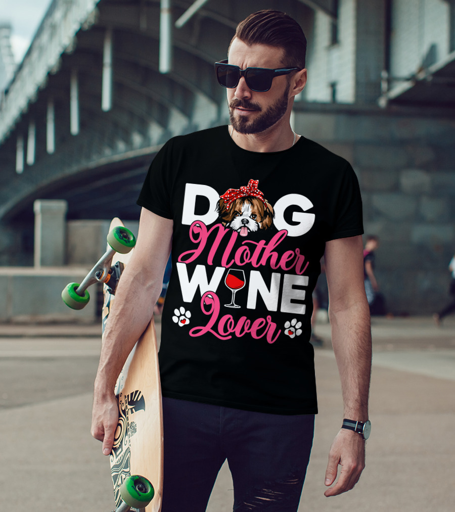Cute Shih Tzu Dog Mother Lover T-Shirt