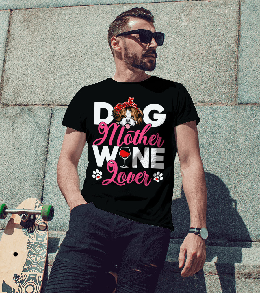 Cute Shih Tzu Dog Mother Lover T-Shirt