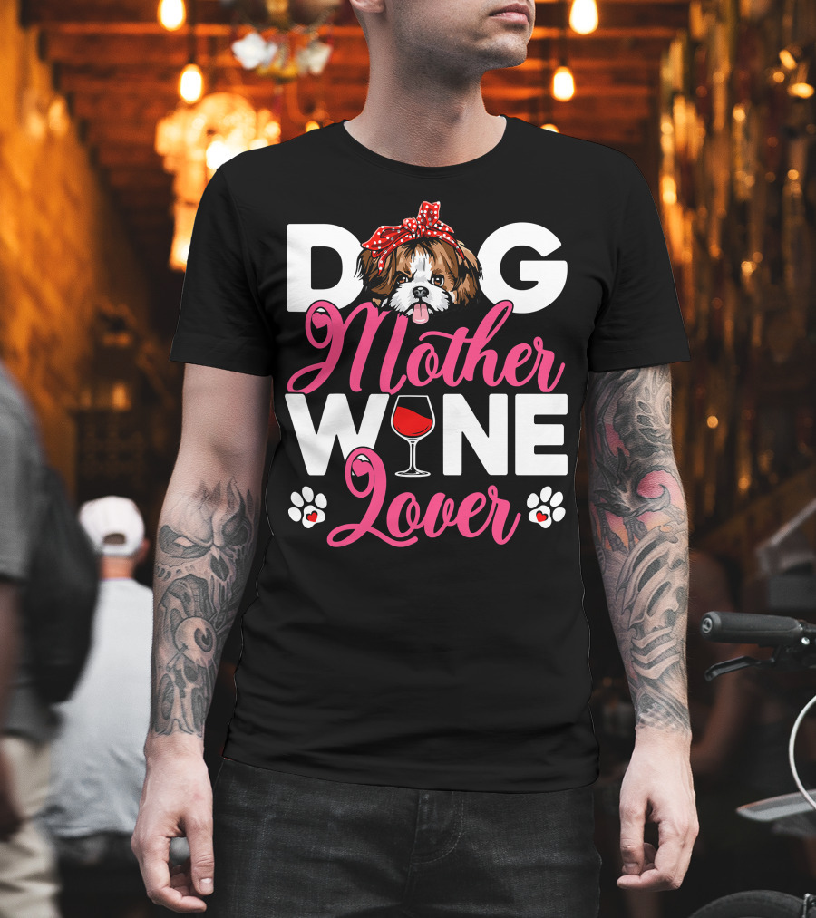 Cute Shih Tzu Dog Mother Lover T-Shirt