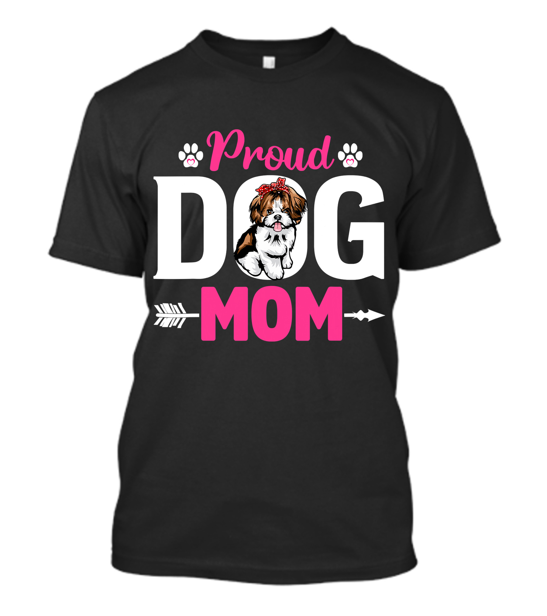 Proud Dog Mom Shih Tzu T-Shirt