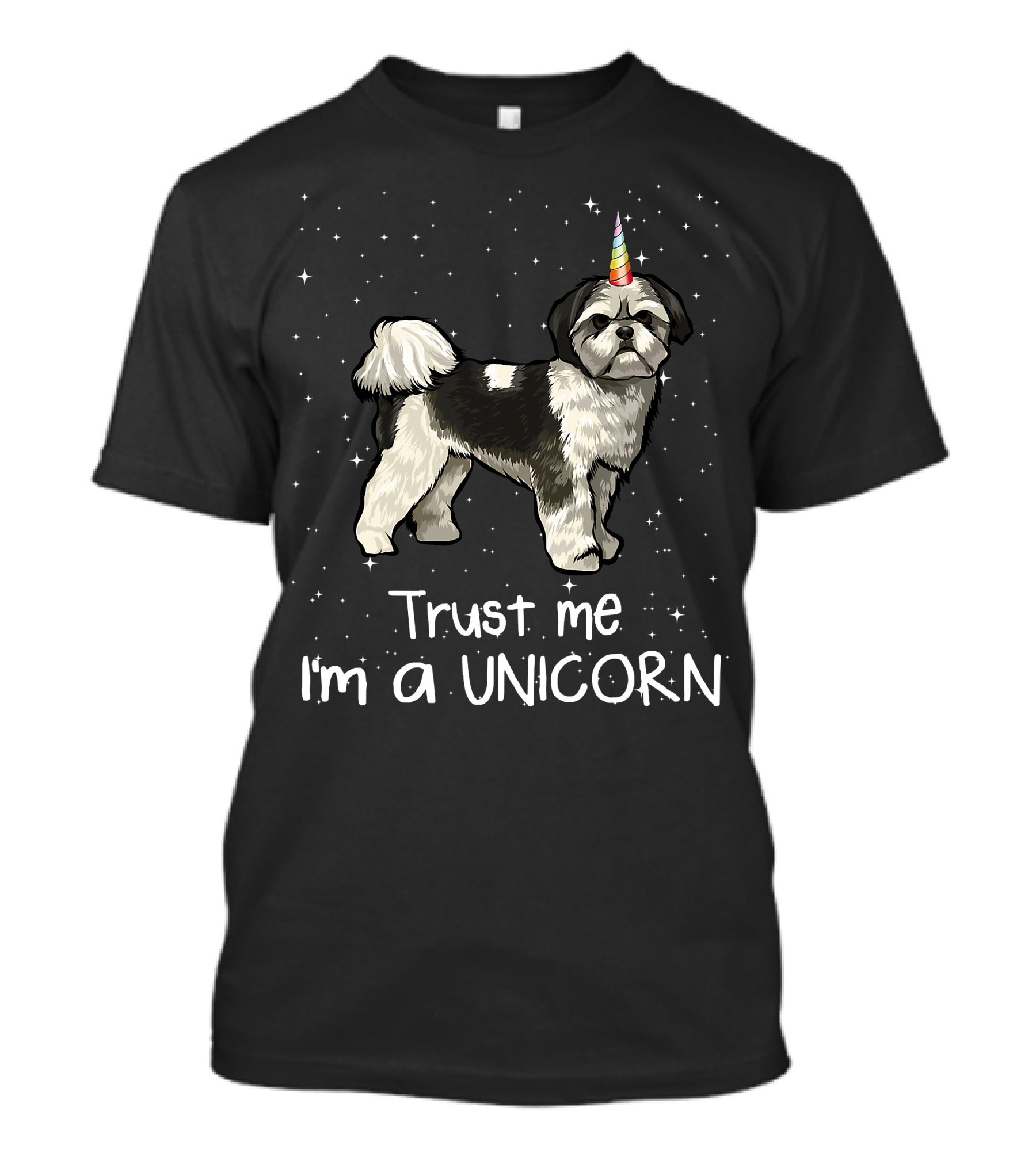 Funny Shih Tzu Trust Me I'm A Unicorn Dog T-Shirt