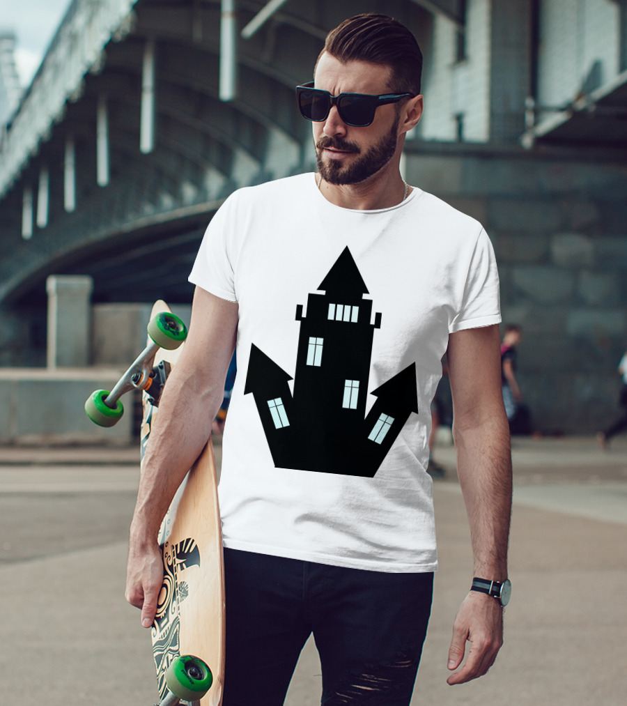 House On Haunted Hill Castle T-Shirt