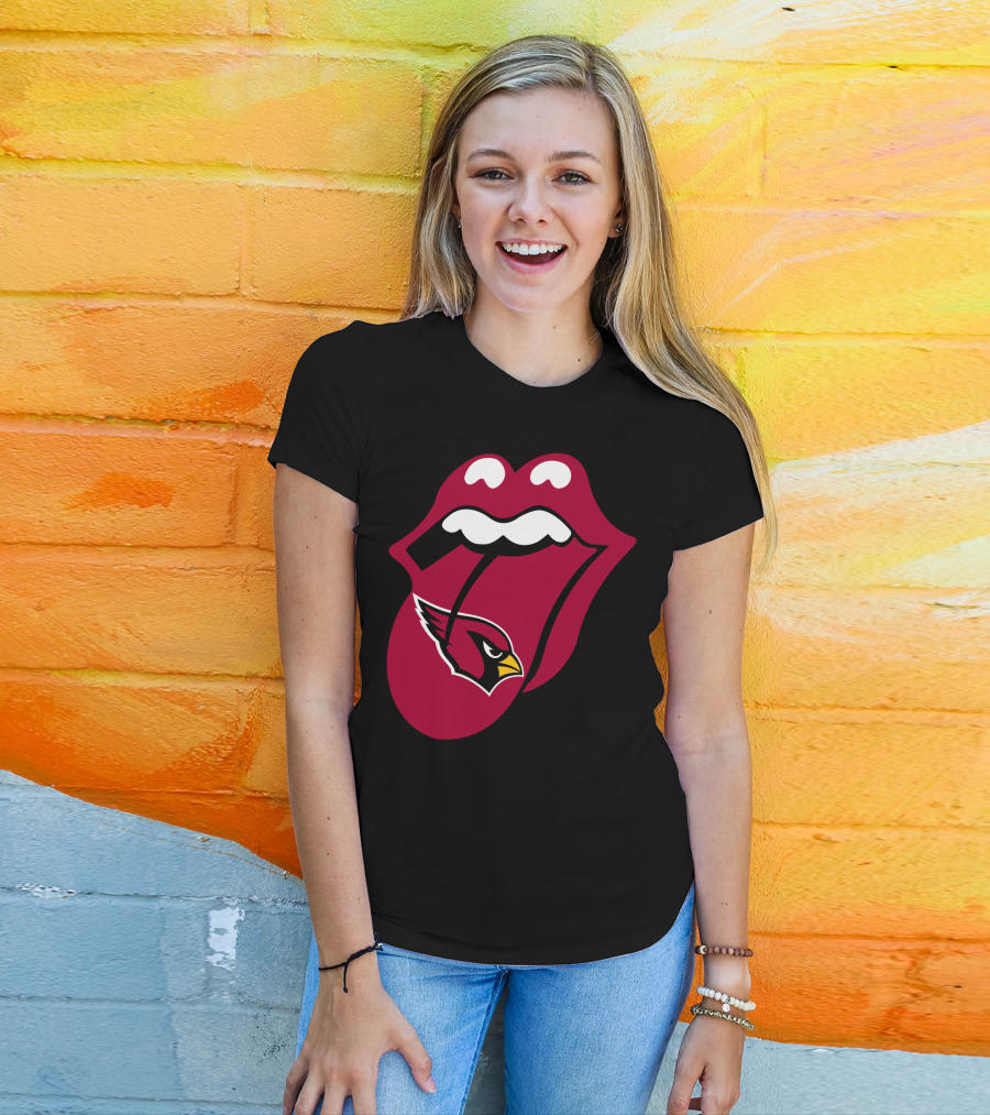 Arizona Cardinals Logo Tongue Icon T-Shirt