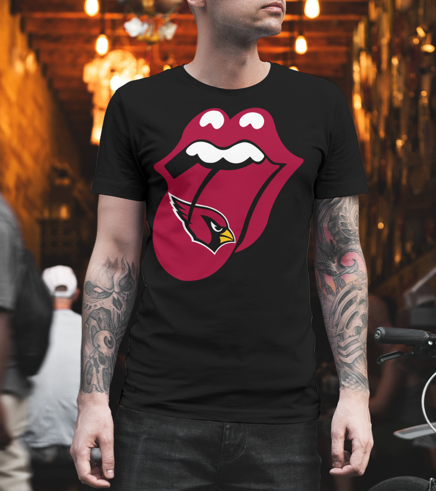 Arizona Cardinals Logo Tongue Icon T-Shirt