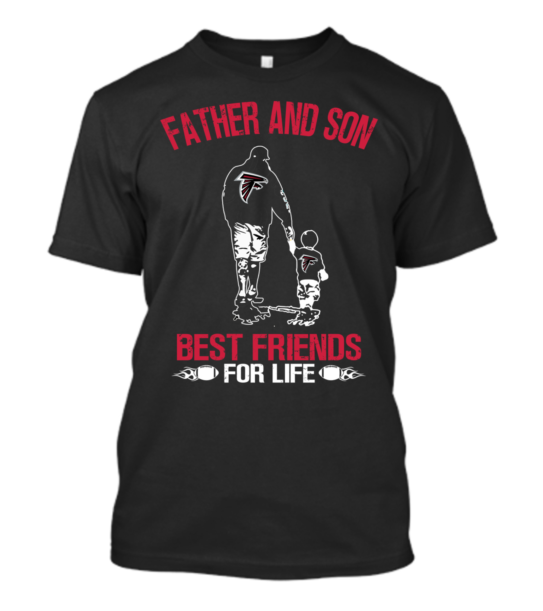 Father And Son Atlanta Falcons Best Friends For Life T-Shirt