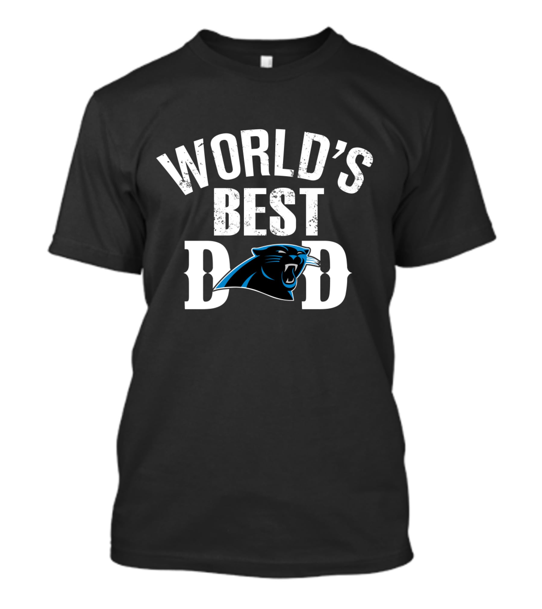 World's Best Dad Carolina Panthers T-Shirt