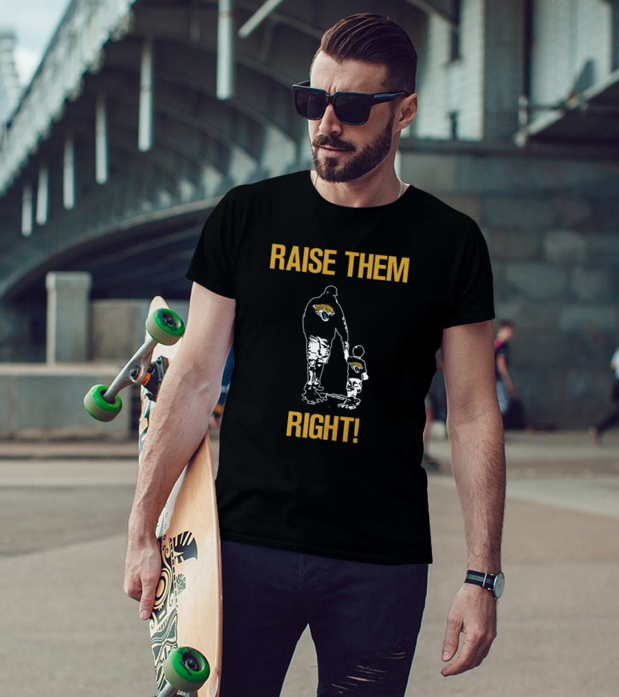 Jacksonville Jaguars Raise Them Right T-Shirt