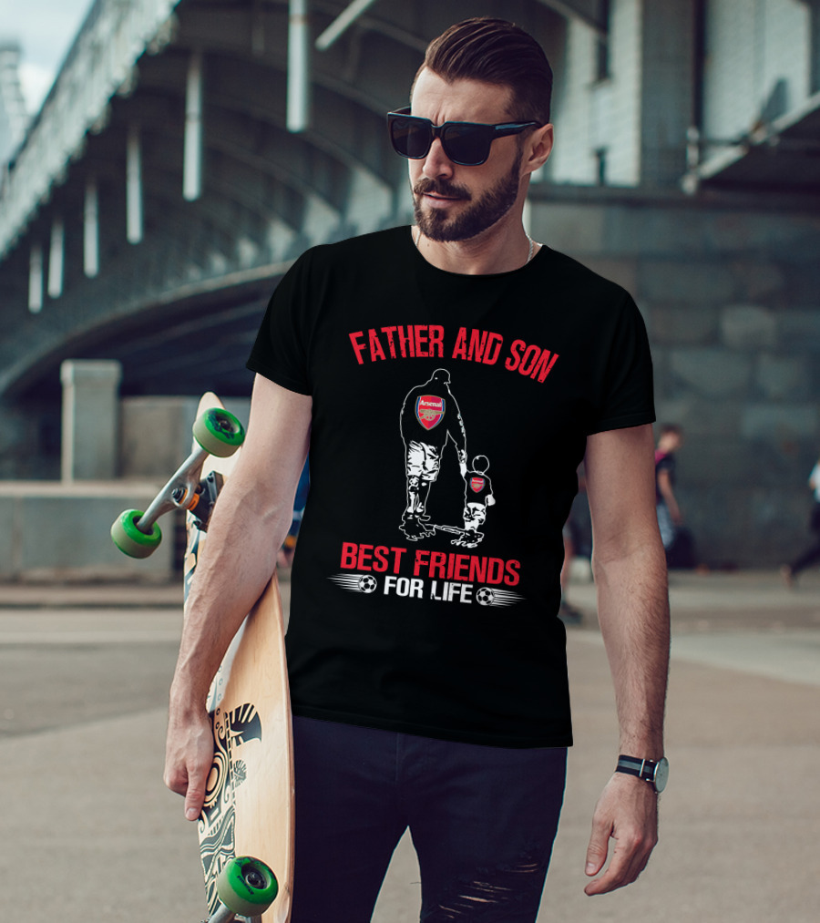 Father And Son Arsenal Best Friends For Life T-Shirt