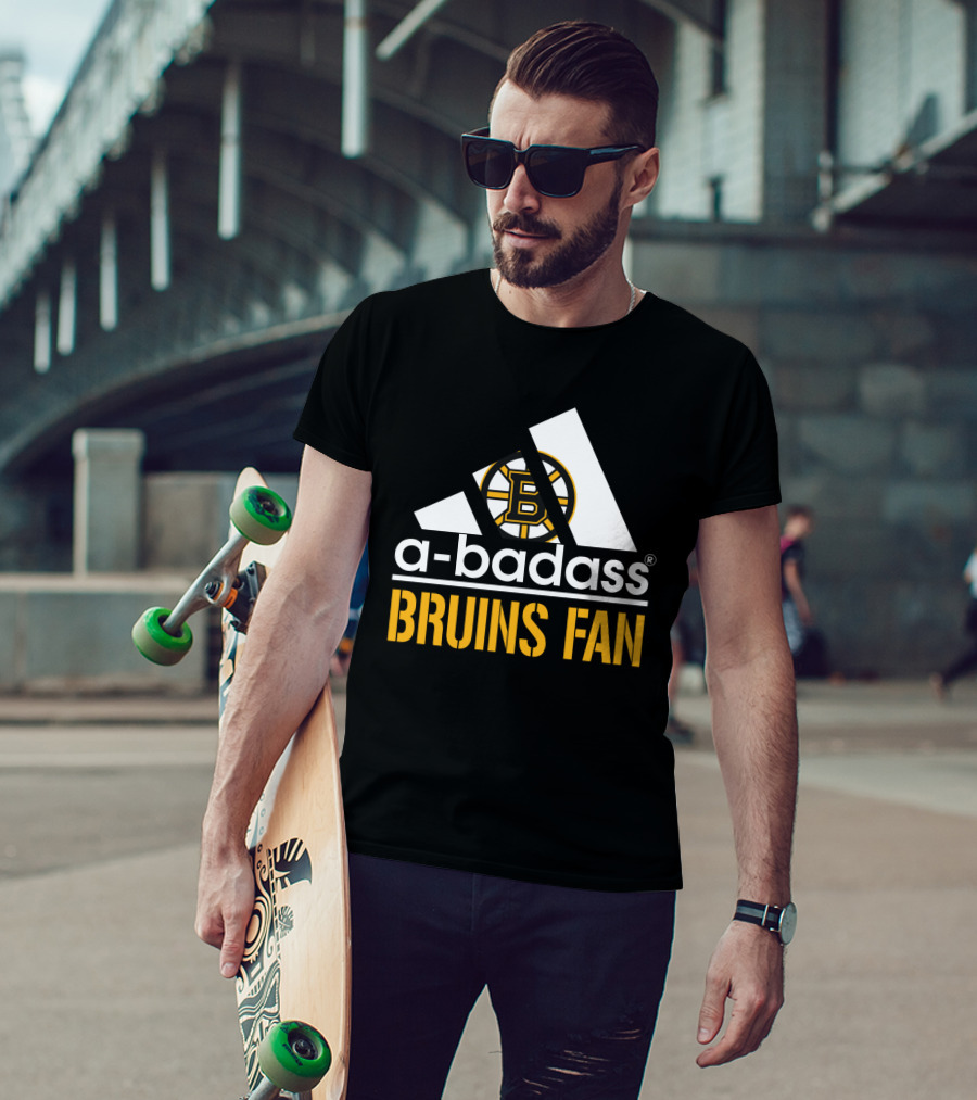 A-Badass Bruins Fan Boston Bruins T-Shirt