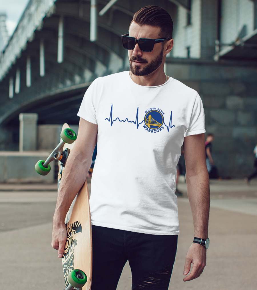 Golden State Warriors Heartbeat T-Shirt